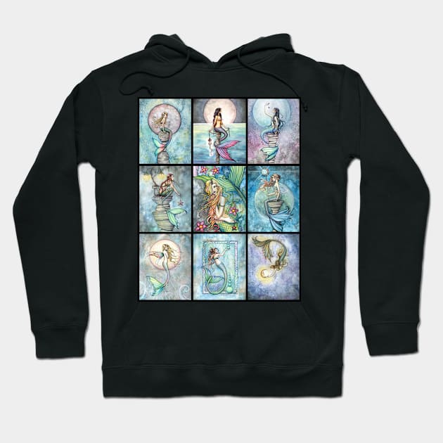 Nine Mermaids in One Fantasy Art by Molly Harrison Hoodie by robmolily